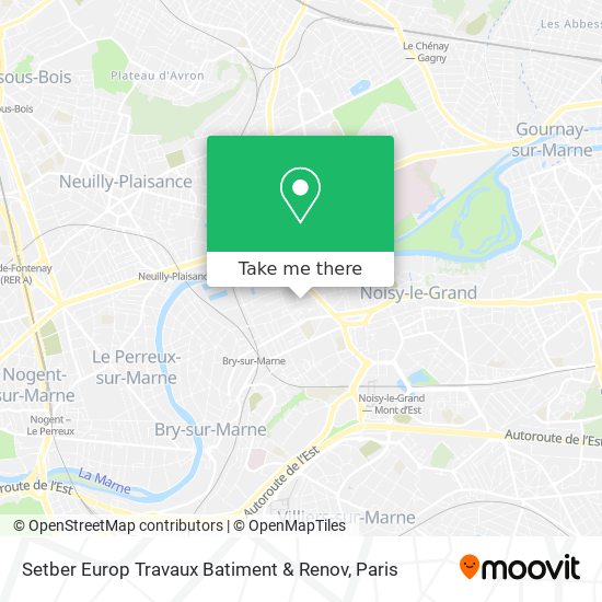 Setber Europ Travaux Batiment & Renov map