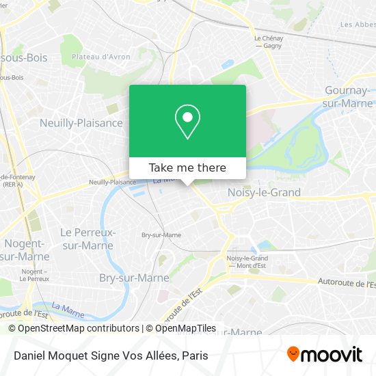 Daniel Moquet Signe Vos Allées map
