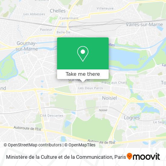 Ministère de la Culture et de la Communication map