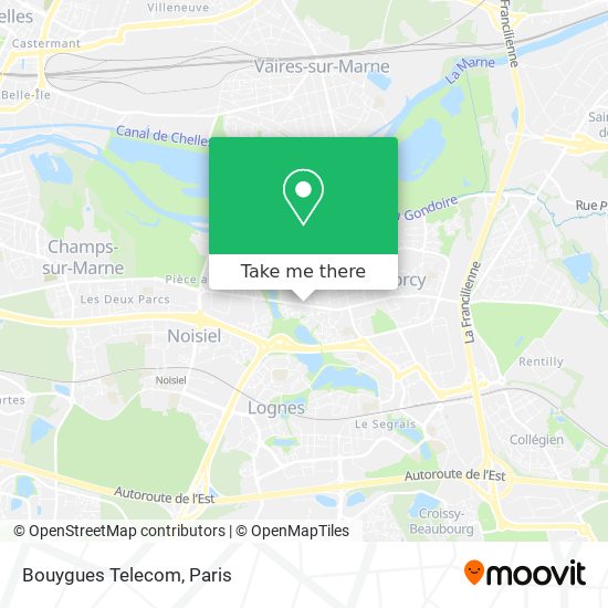 Mapa Bouygues Telecom