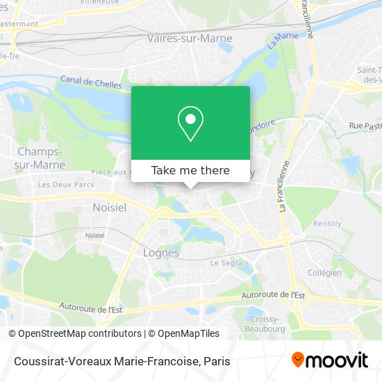 Coussirat-Voreaux Marie-Francoise map