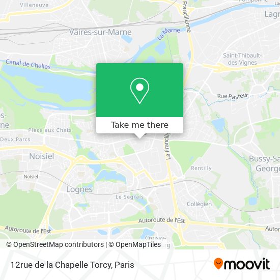 12rue de la Chapelle Torcy map