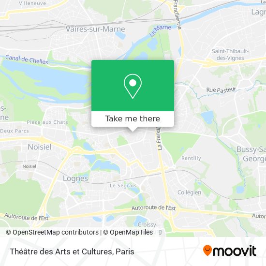 Théâtre des Arts et Cultures map