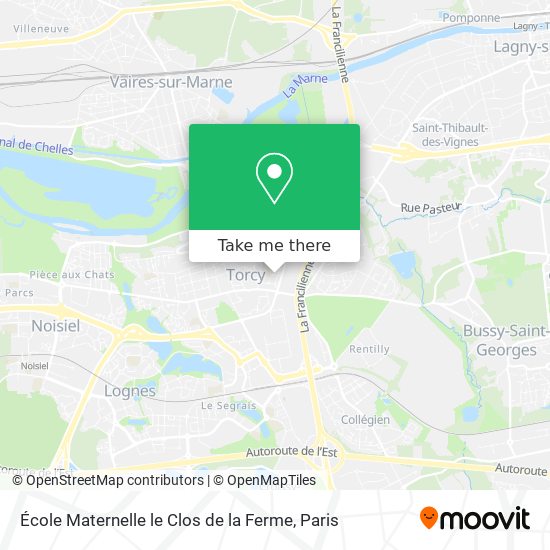 École Maternelle le Clos de la Ferme map