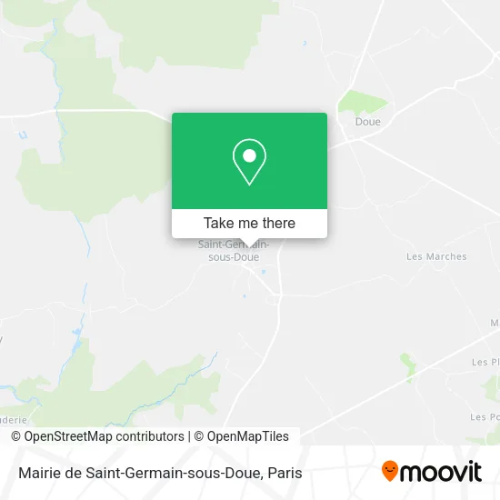 Mairie de Saint-Germain-sous-Doue map