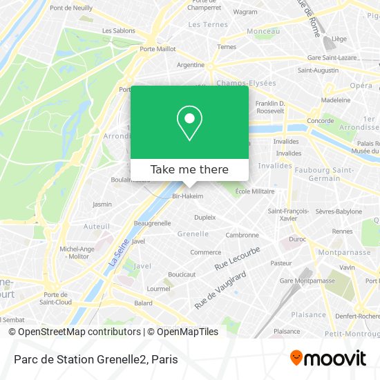 Parc de Station Grenelle2 map