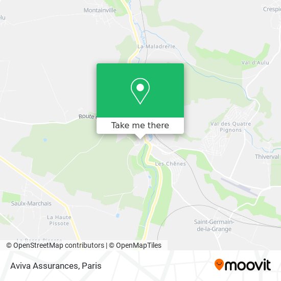 Aviva Assurances map