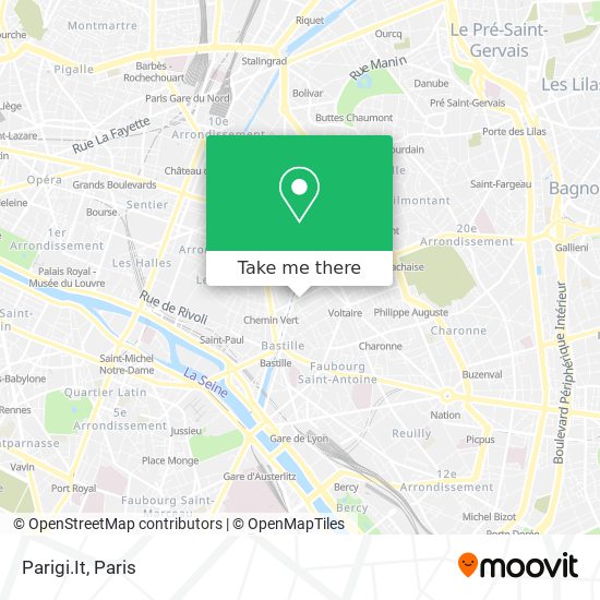 Parigi.It map