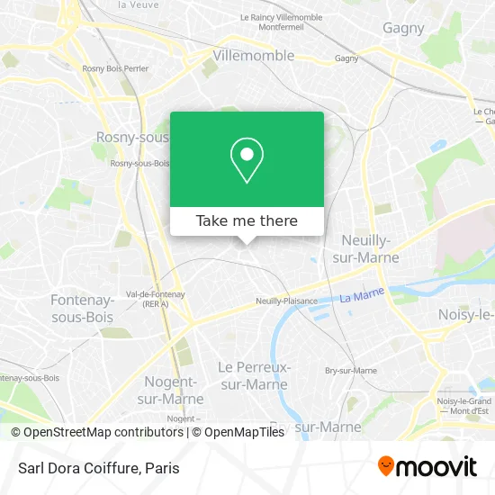 Sarl Dora Coiffure map