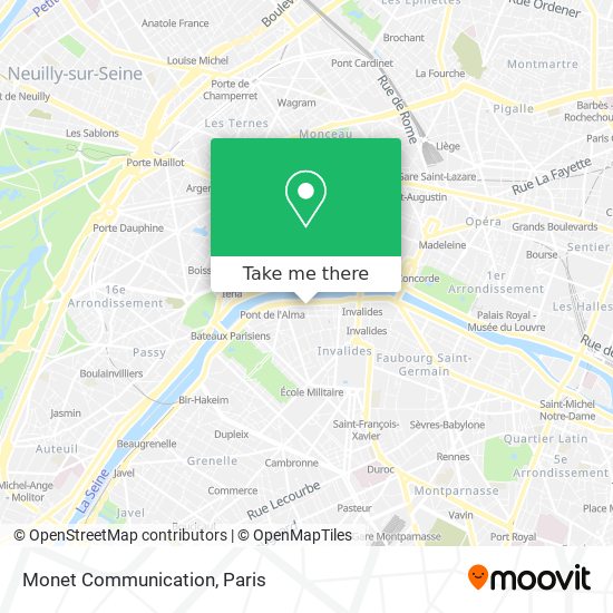 Mapa Monet Communication