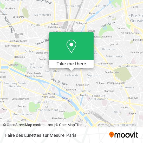 Faire des Lunettes sur Mesure map