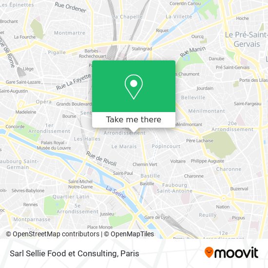 Sarl Sellie Food et Consulting map