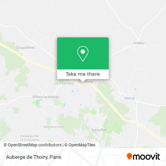 Auberge de Thoiry map