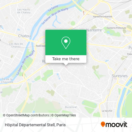 Mapa Hôpital Départemental Stell