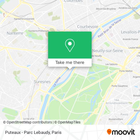 Puteaux - Parc Lebaudy map