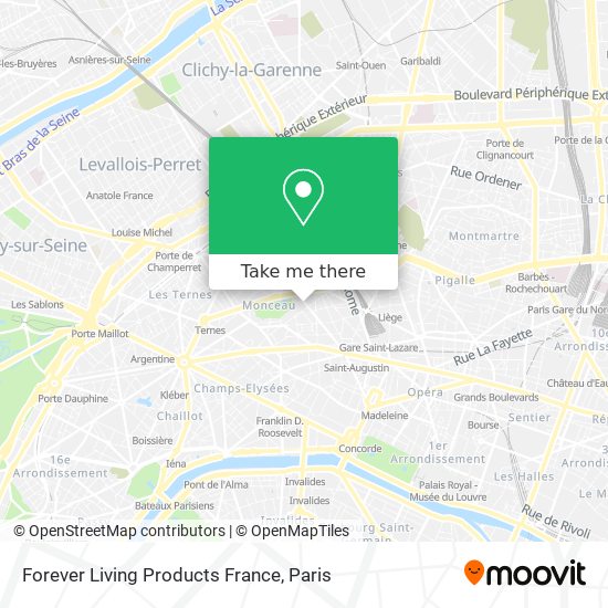 Forever Living Products France map