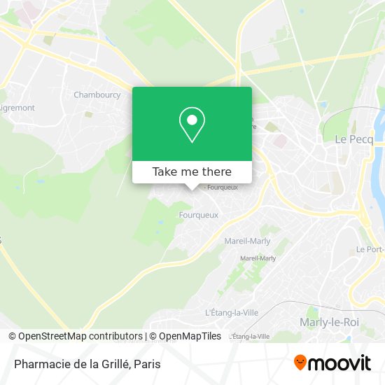 Pharmacie de la Grillé map