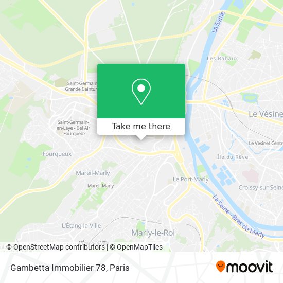 Gambetta Immobilier 78 map