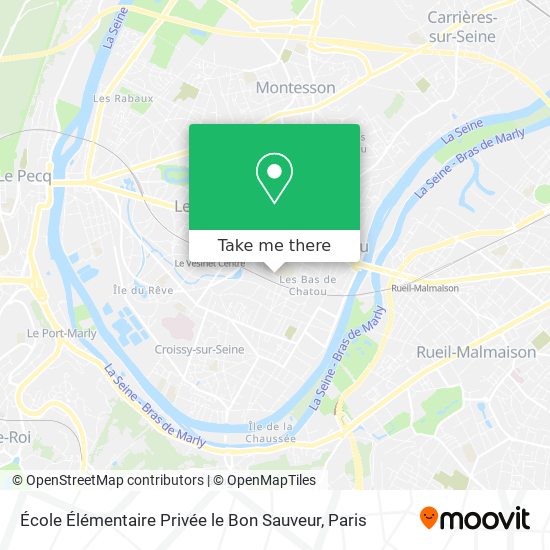 Mapa École Élémentaire Privée le Bon Sauveur