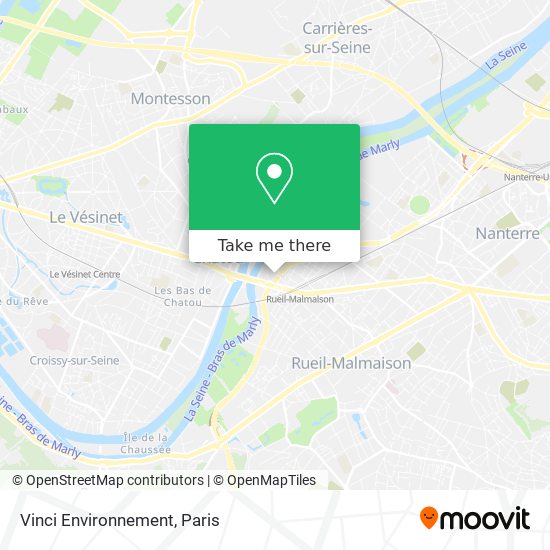 Vinci Environnement map