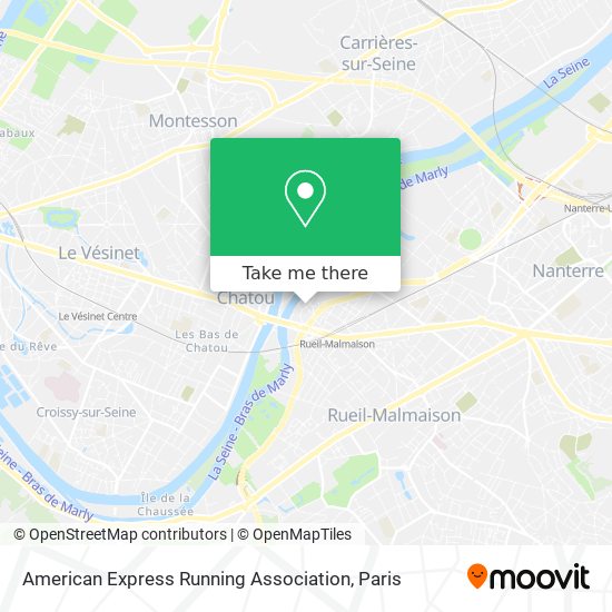 Mapa American Express Running Association
