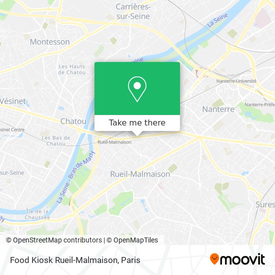 Mapa Food Kiosk Rueil-Malmaison