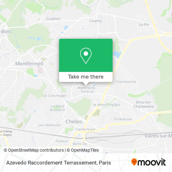 Azevedo Raccordement Terrassement map