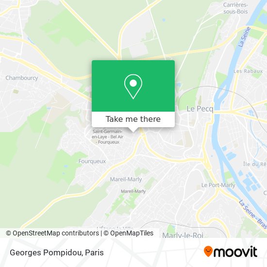 Georges Pompidou map