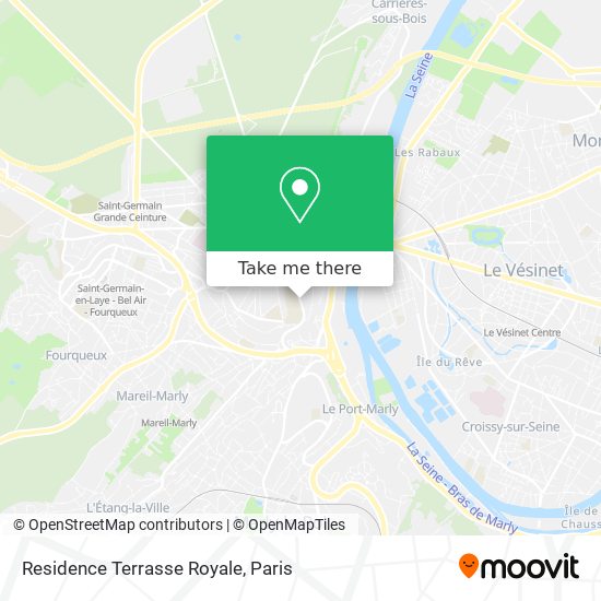 Residence Terrasse Royale map