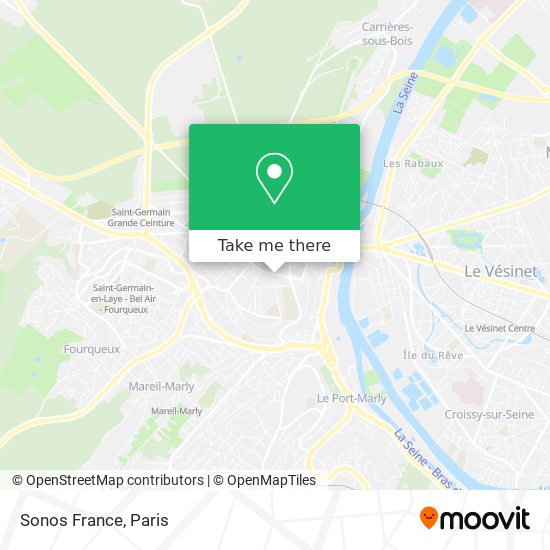 Mapa Sonos France