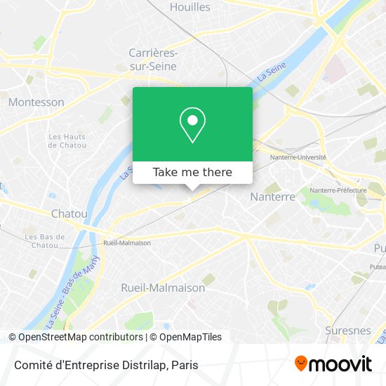 Comité d'Entreprise Distrilap map