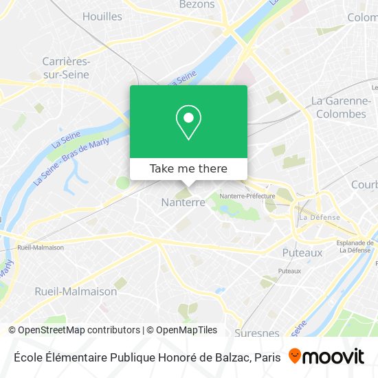 École Élémentaire Publique Honoré de Balzac map