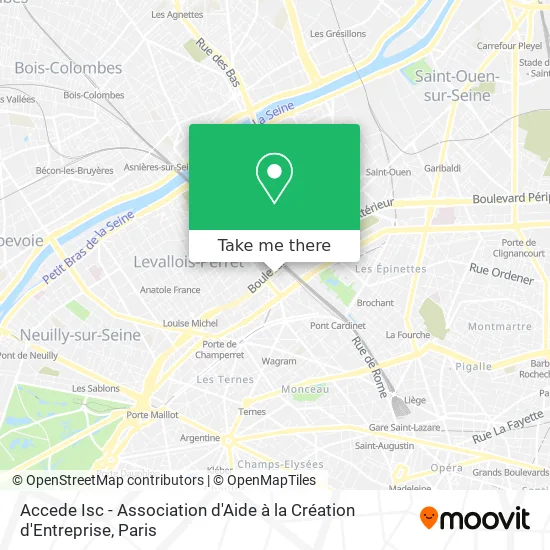 Accede Isc - Association d'Aide à la Création d'Entreprise map
