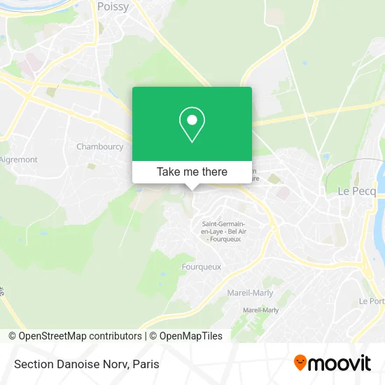 Section Danoise Norv map