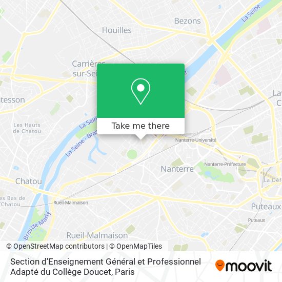 Mapa Section d'Enseignement Général et Professionnel Adapté du Collège Doucet