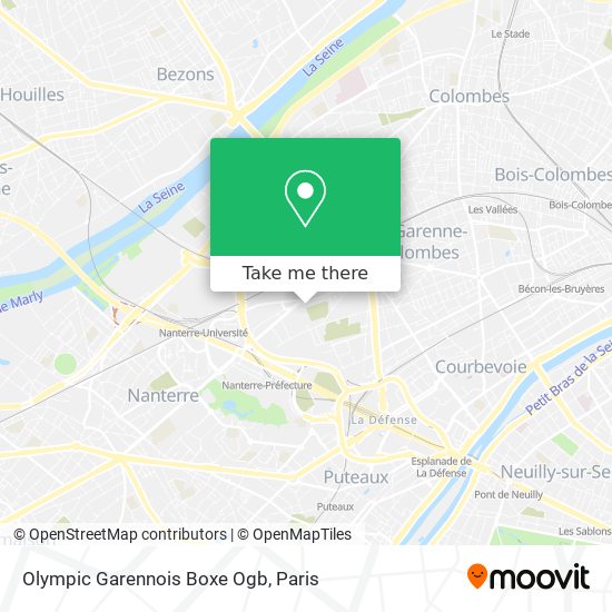 Olympic Garennois Boxe Ogb map