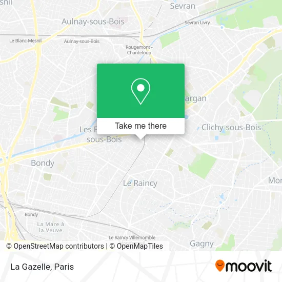 La Gazelle map
