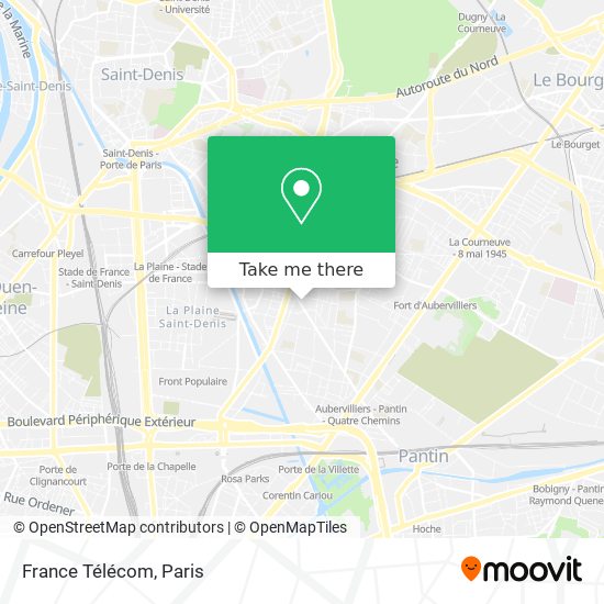 France Télécom map