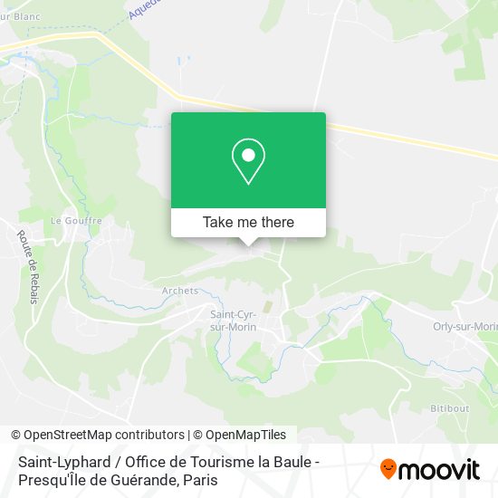 Mapa Saint-Lyphard / Office de Tourisme la Baule - Presqu'Île de Guérande
