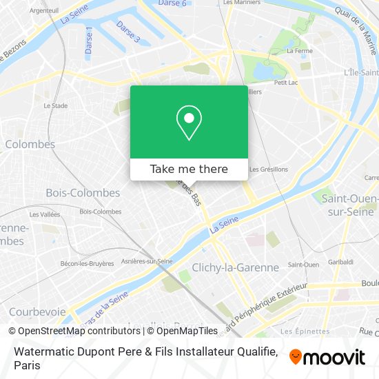 Watermatic Dupont Pere & Fils Installateur Qualifie map