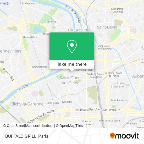 Mapa BUFFALO GRILL