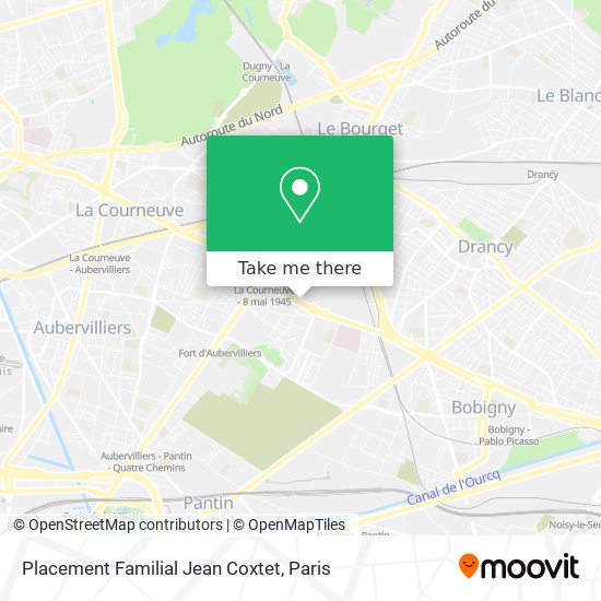 Mapa Placement Familial Jean Coxtet