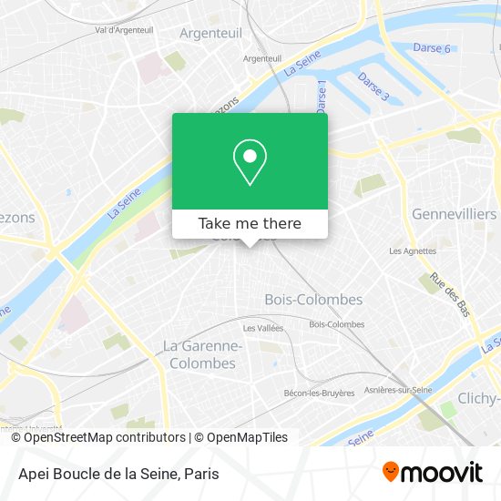 Apei Boucle de la Seine map