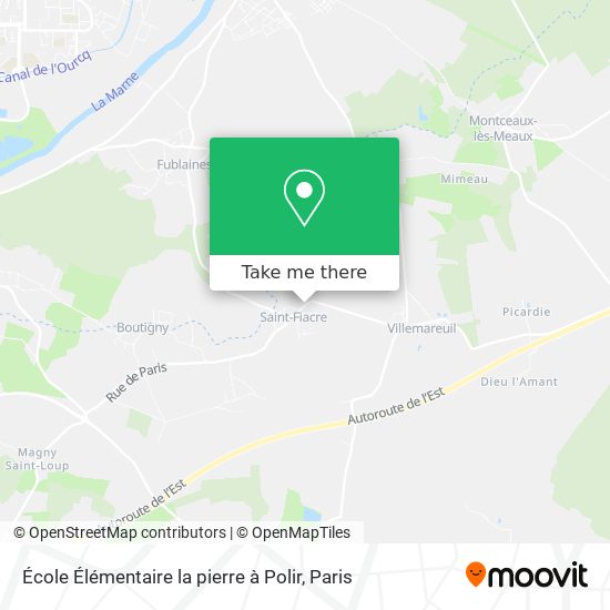 Mapa École Élémentaire la pierre à Polir