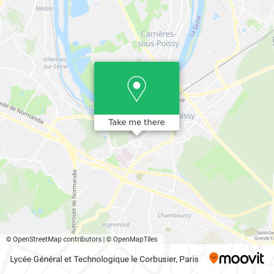 Lycée Général et Technologique le Corbusier map