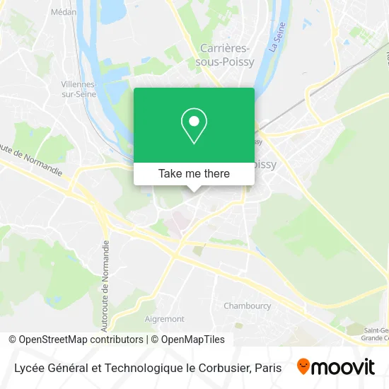 Lycée Général et Technologique le Corbusier map