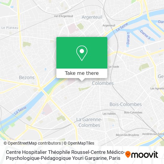Centre Hospitalier Théophile Roussel-Centre Médico-Psychologique-Pédagogique Youri Gargarine map