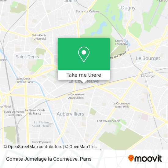 Comite Jumelage la Courneuve map