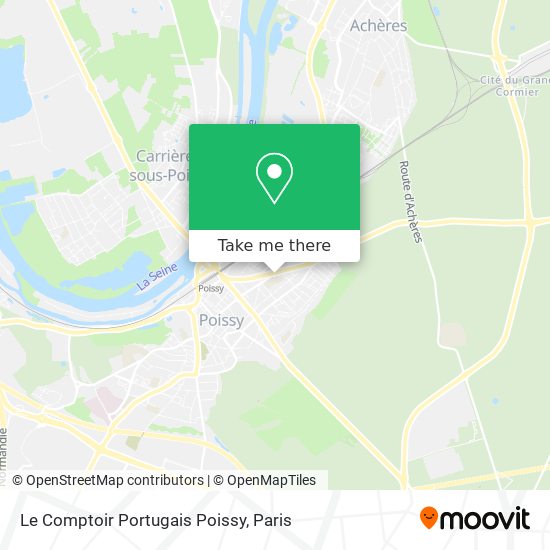 Mapa Le Comptoir Portugais Poissy