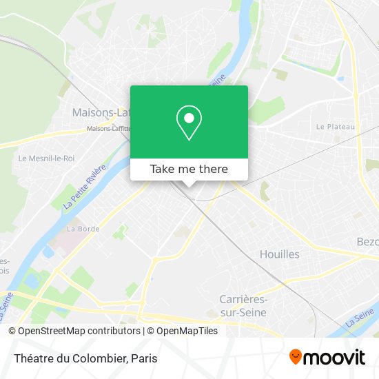 Théatre du Colombier map
